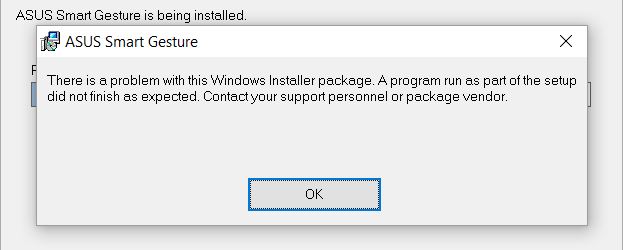 Problem With Windows Installer Package Error